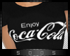 S.| Coca Cola tees black