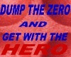 DUMP THE ZERO STICKER
