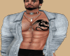 Open Shirt + Tattoo