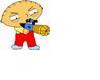 Stewie has a GUN !!!
