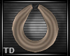 TD l Sand Black Earrings
