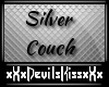 Custom Silver C Couch