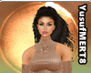 YM| BROWN DRES(SET)02