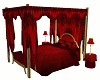 Romantic Royal Red Bed