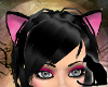*SK* Cat Ears Black Pink