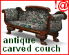 !@ Antique carved couch 