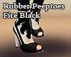 Peeptoes Fire Black