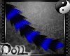 {D} Black / Blue Tail