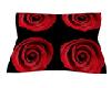 Floor Pillow roses red