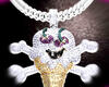 skeleton iced chain