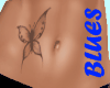 Butterfly Belly Tattoo