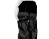 Ribbon Leather Pants