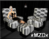 xMZDx Seat Set Blk/Slv