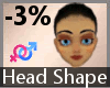 Head Shaper Thin -3% F A