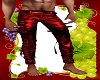 TD RED LEATHER PANTS