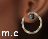 water earrings