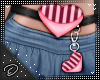 !D! Heart Bag Belt Pink2