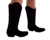 Black n Purple Boots
