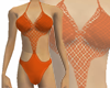 Roxlet Swimsuit Orange