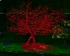 Animated red tree