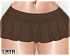 ✰ brown mini skirt