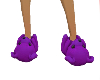 Bear Slippers Purple