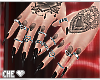 !C Rings Nails Tatts Blk