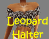 ! Leopard Halter