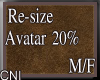 Re-Size Aatar 20%