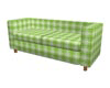 Couch Modern-greenPlaid