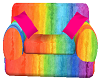 rainbow chair in pink