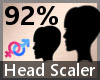 Head Scaler 92% F A