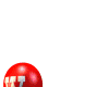 Red ball lette W animate