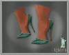 Designer Heels In Green