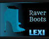 Raver Boots Blue