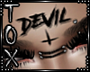 DEVIL FACE TATT/PIERCING