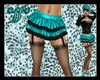 *jf* Ruffle Mini TealBlk