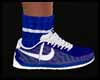 Aari Blue Sneaker w Sock