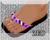 Aztec purple Sandals