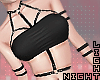 !N Busty Top Black