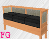 {FG}Wood-cherry couch
