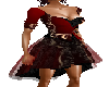 Red/Black Cocktail Dress