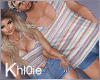 K spring stripes bun M