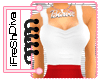 (fr) Skt Top/Skirt_ Red
