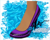 PurpleBlack Shinny Shoes