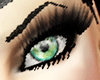 (A)attractive eyes green