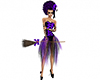 Witch dress purple