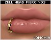 Zell Gold Lip Ring
