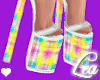 Rainboe Plaid Platforms
