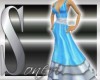 Alicia blue/white dress